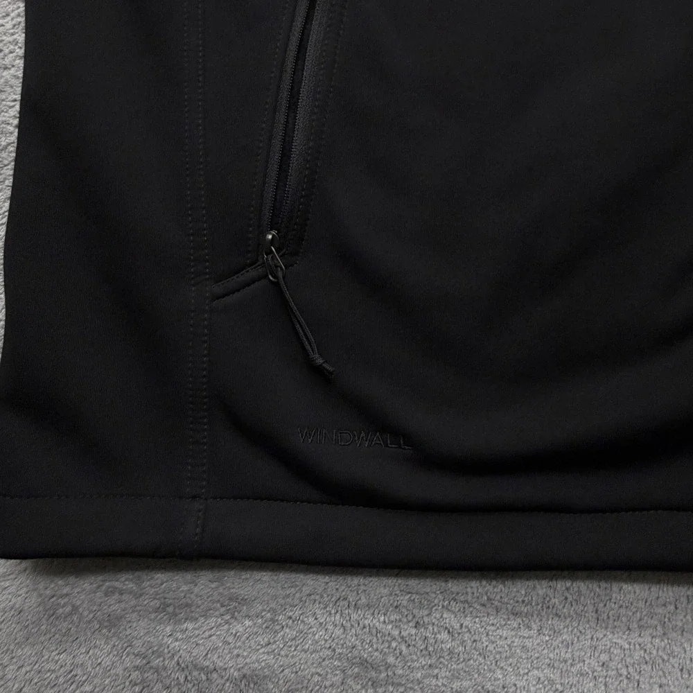 The North Face Vest Mens‎ Extra Large Black WindWall Softshell Tenna Logo